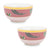 Pip Studio Kommen - Set van 2 - Roze - La Majorelle - Ø12cm
