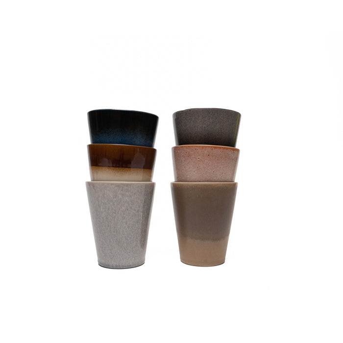 Kade 171 Earth koffiemok set van 6 310 ml