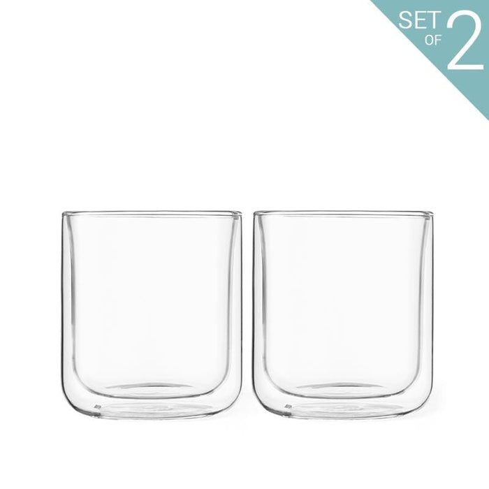 Koffie & Thee  Espressoglas Dubbelwandig 0,1 liter Set v 2 stuks
