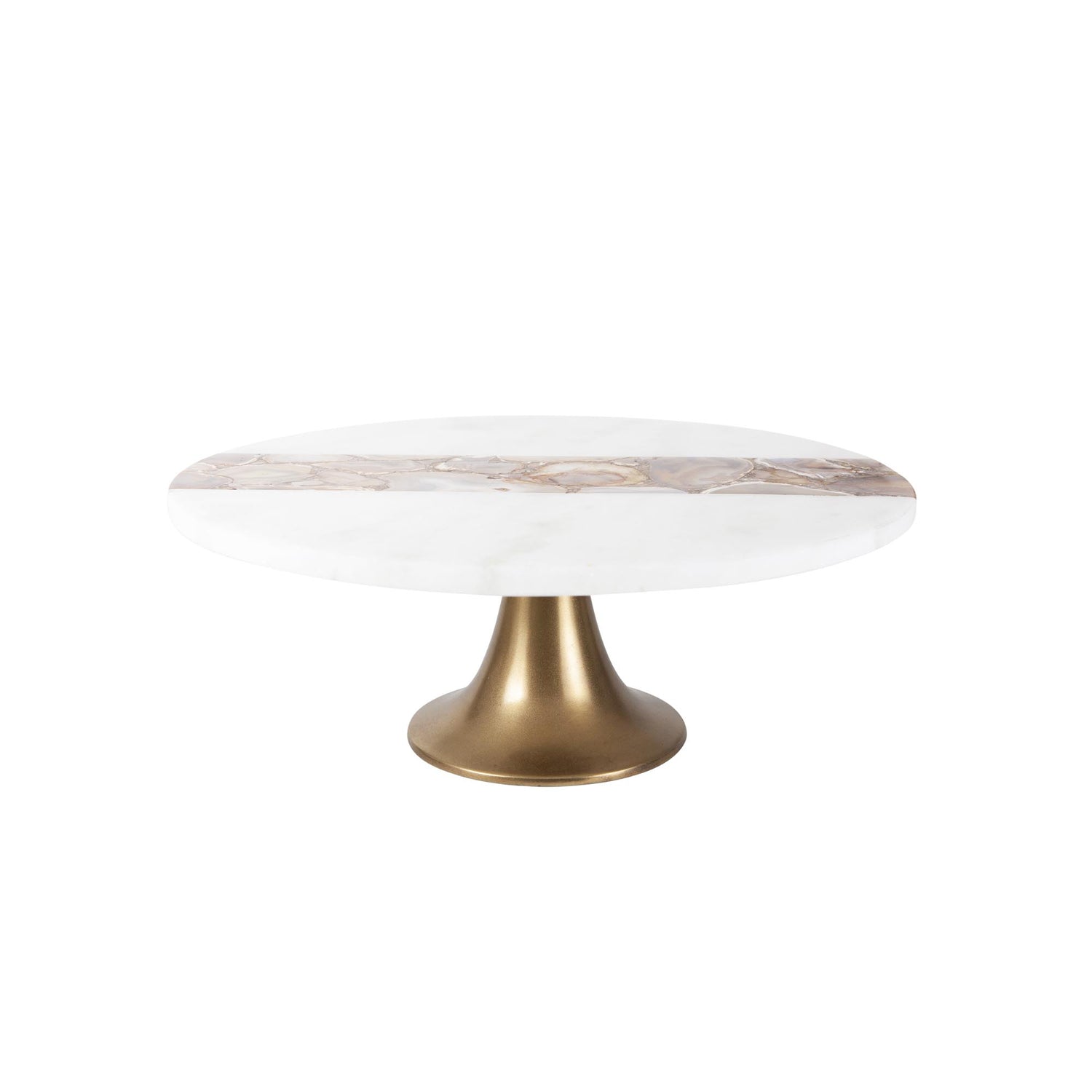 Light & Living Taartplateau Layo - Antiek Brons - Ø39cm