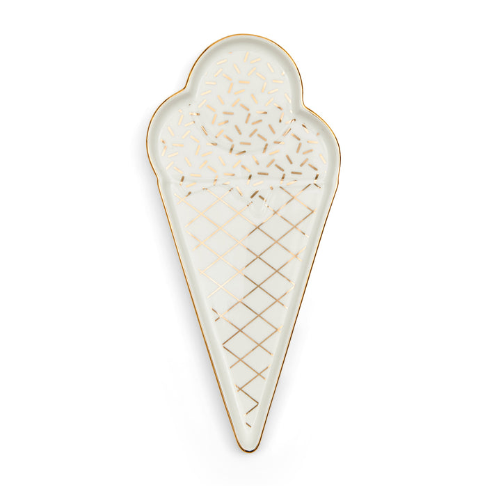 Riviera Maison Sun Touched Ice Cream Plate -  25.2x11.7x1.7 cm