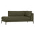 vtwonen Couple Lounge Element  - Polyester - Warm Groen - 89x100x200