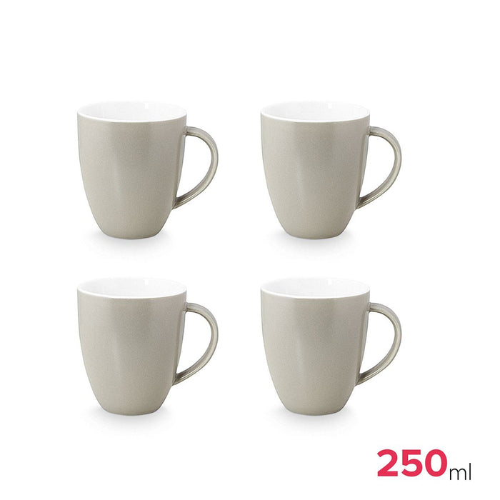 vtwonen Serviesset - Matt Flax - Porselein - 24-delig