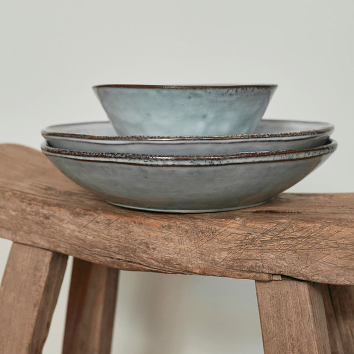 Dutch Rose Giftset 12 Delig Servies Blauw