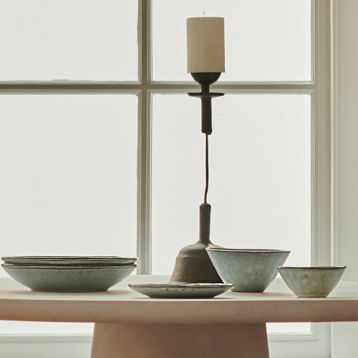 Dutch Rose Giftset 12 Delig Servies Blauw