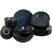 Palmer Serviesset Lester Stoneware 6-persoons 24-delig Zwart Blauw