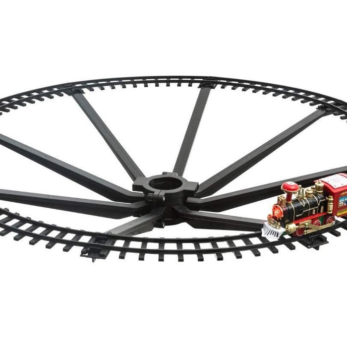 Kersttrein - Elektrisch - Batterijen - 89cm - Zwart