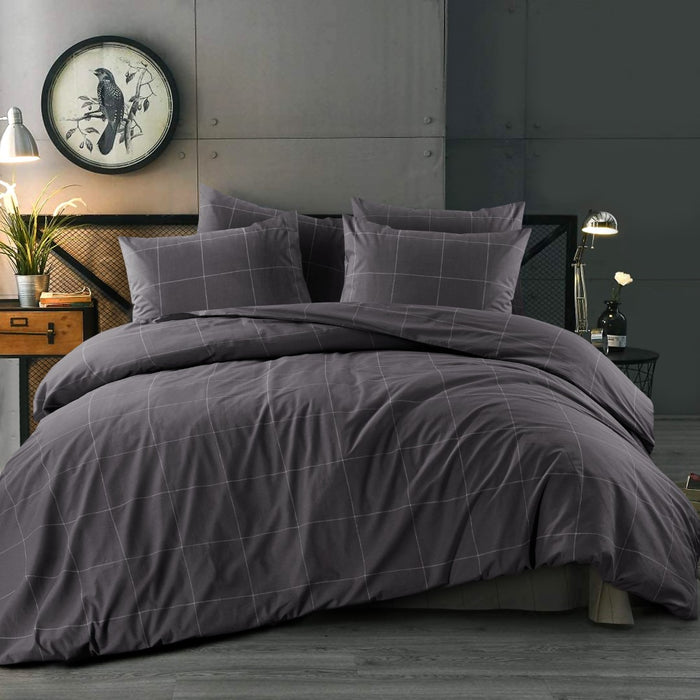 Day Dream Duuk dekbedovertrek 140x200|220 cm grijs