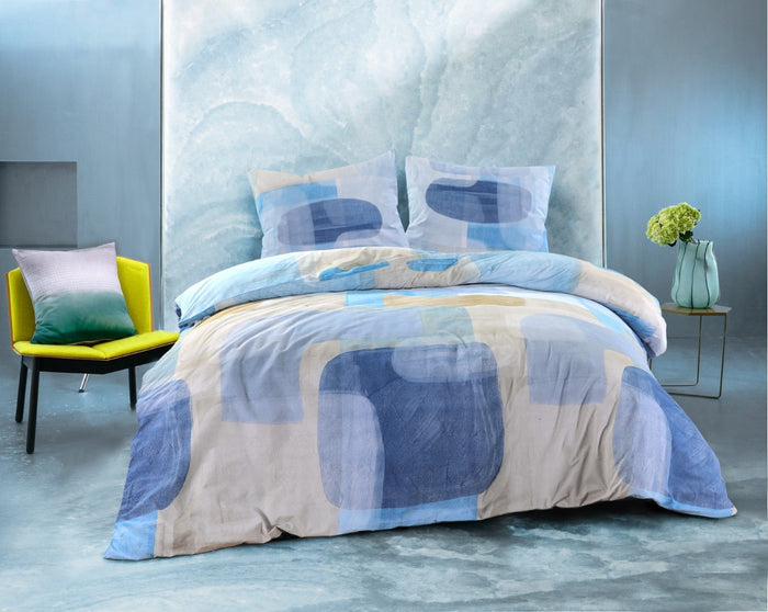 Day Dream Evi dekbedovertrek 200x200|220 cm blauw