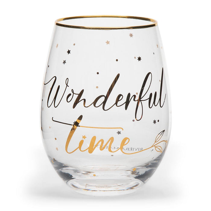 Riviera Maison Celebrate Water Glass (Ø) 9x (H) 12