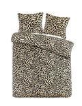 Day Dream Panter Flanel dekbedovertrek 240x200|220 cm beige