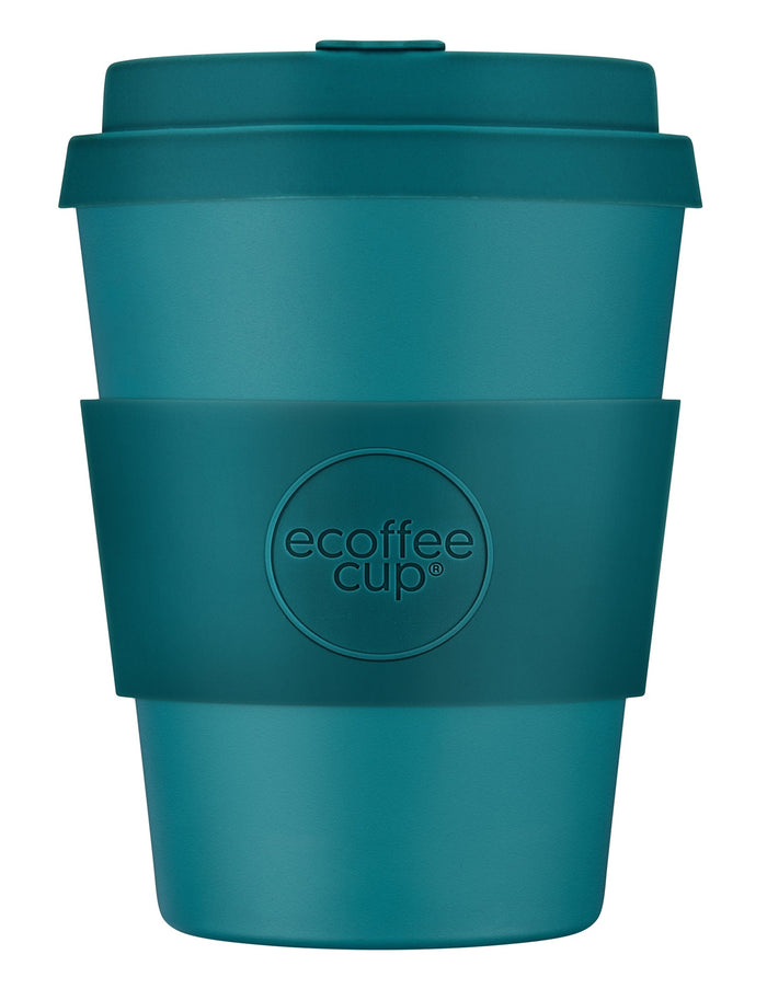 Ecoffee Cup Koffiebeker to Go 350 ml - Petrol Siliconen