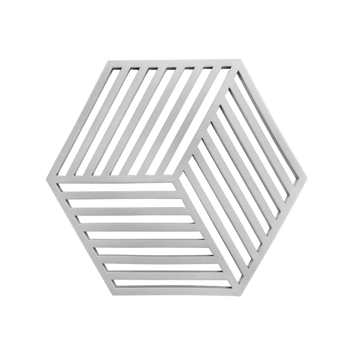 Krumble Pannenonderzetter Hexagon - Grijs - 16 x 14 cm