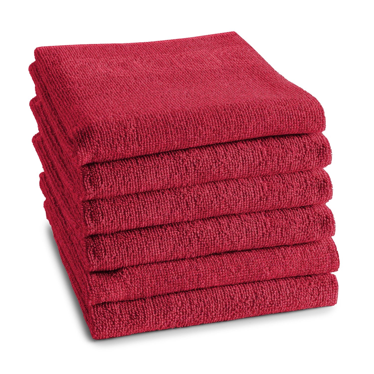 DDDDD keukendoek Logo - 50x55 cm - Red - 6 stuks
