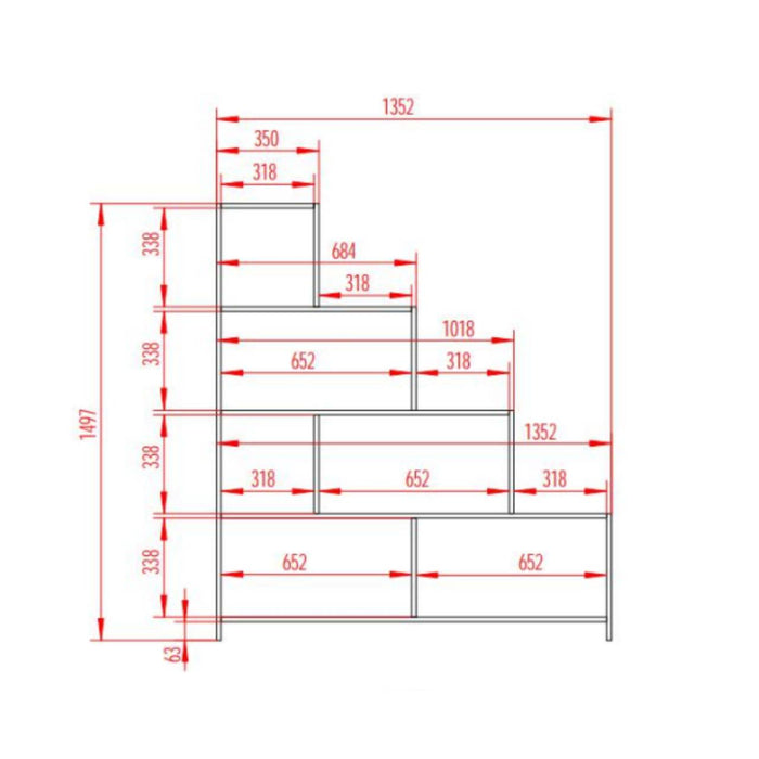 by fonQ  Jaxon Stellingkast Trap - Antraciet