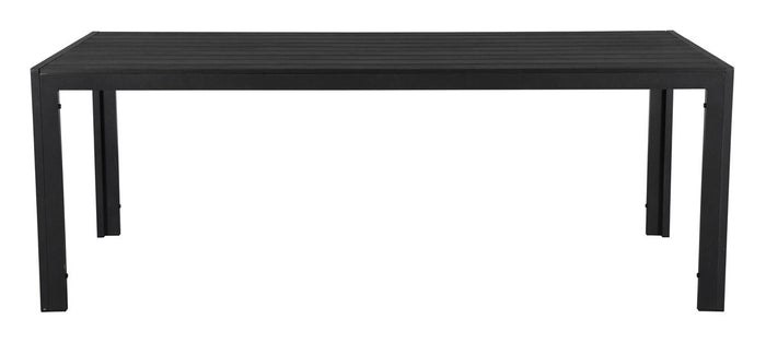 Lisomme Vinn tuintafel zwart - 205 x 90 cm