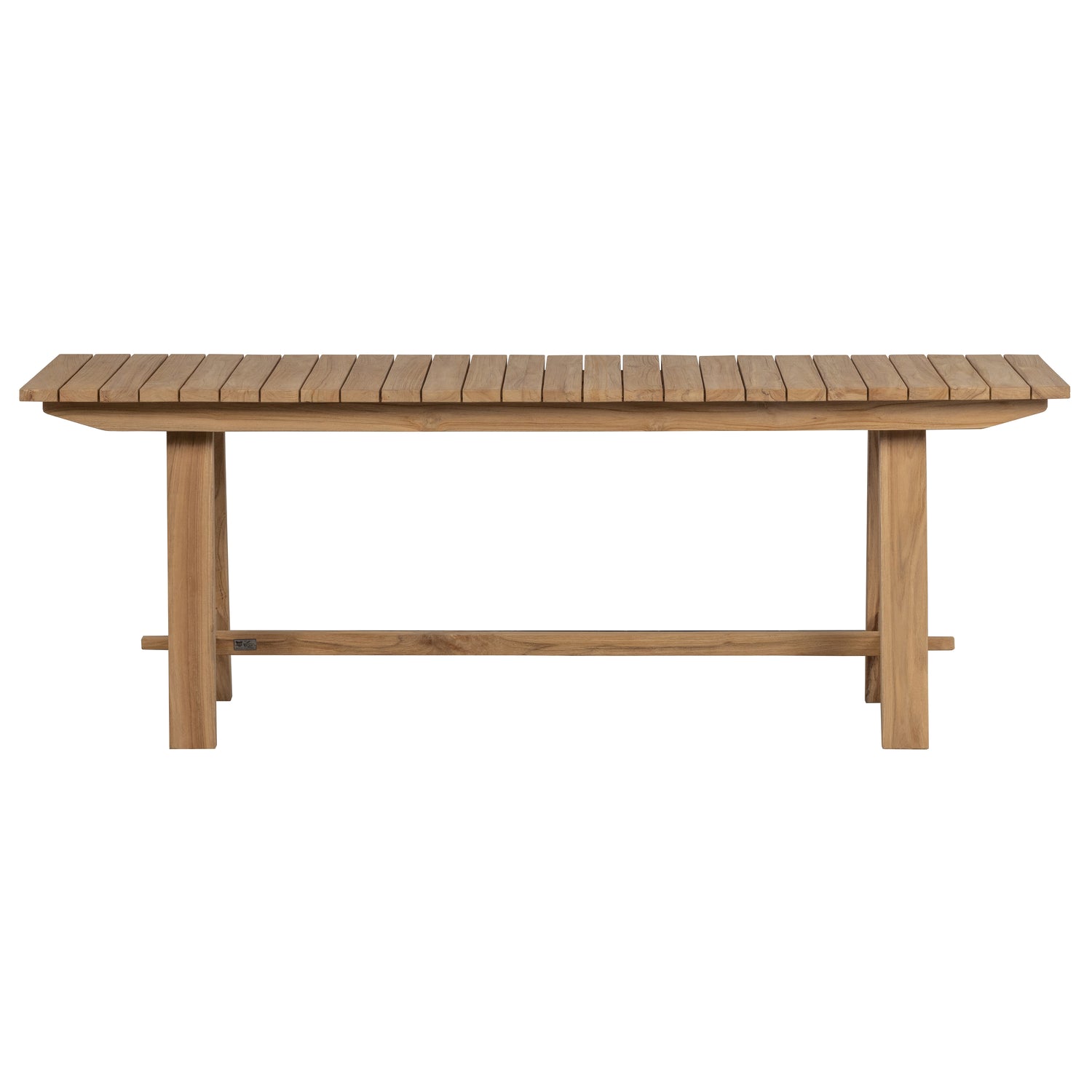 WOOOD Morten Tuintafel - Teak - Naturel - 78x220x75