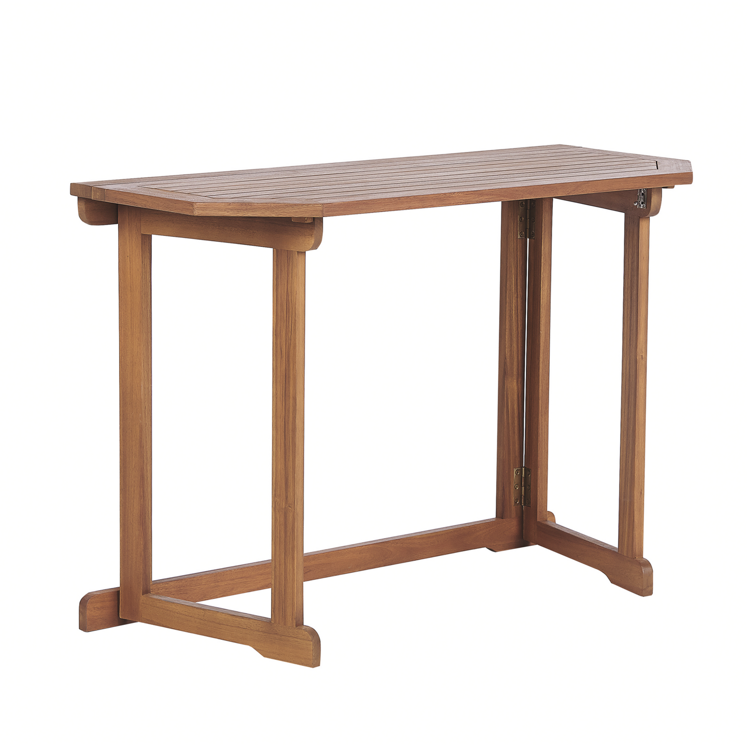 Beliani-TREIA -Tuintafel-Lichte houtkleur-47 x 110 cm-Acaciahout