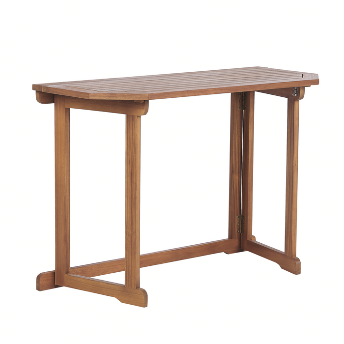 Beliani-TREIA -Tuintafel-Lichte houtkleur-47 x 110 cm-Acaciahout