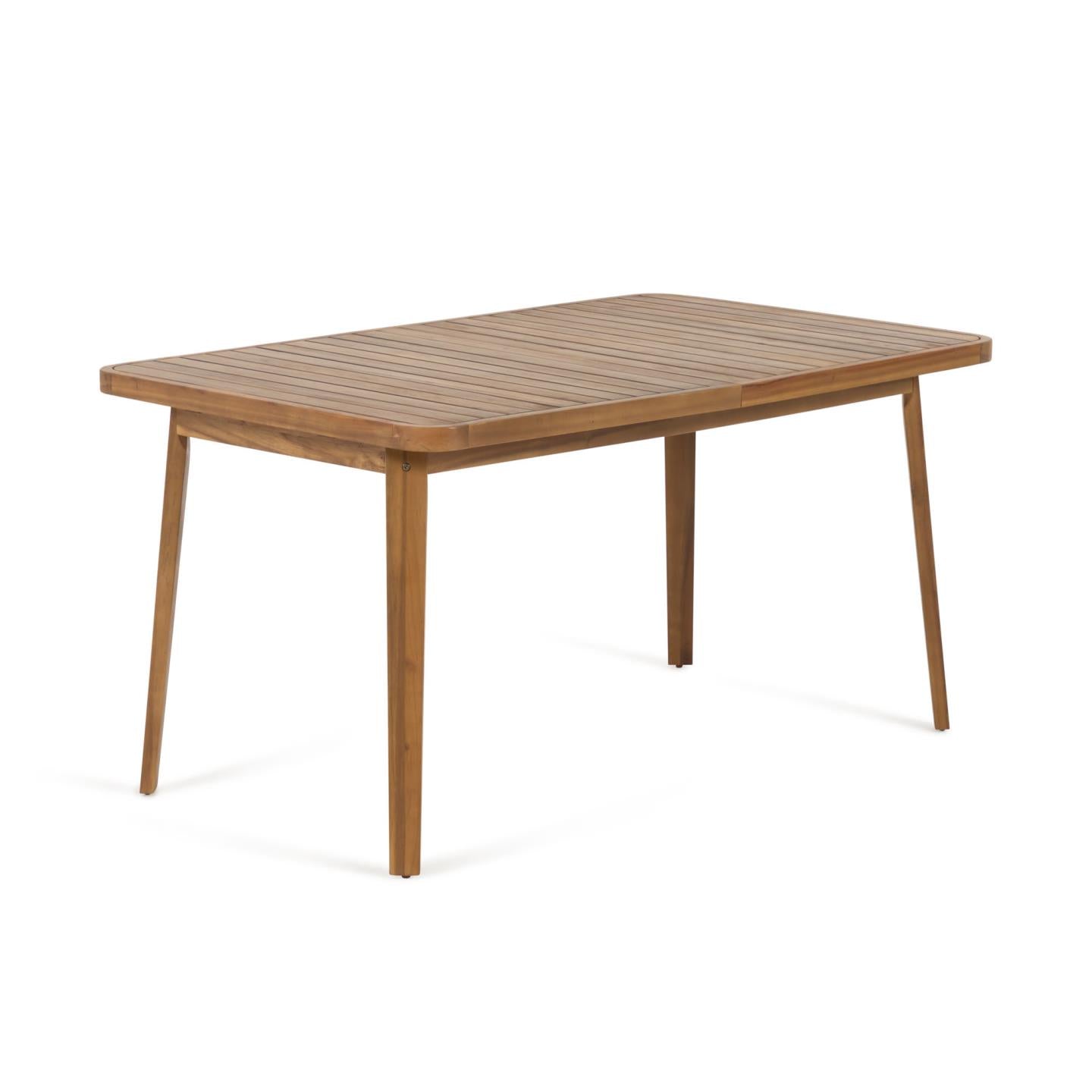 Kave Home - Vilma uittrekbare tafel voor buiten in massief acaciahout