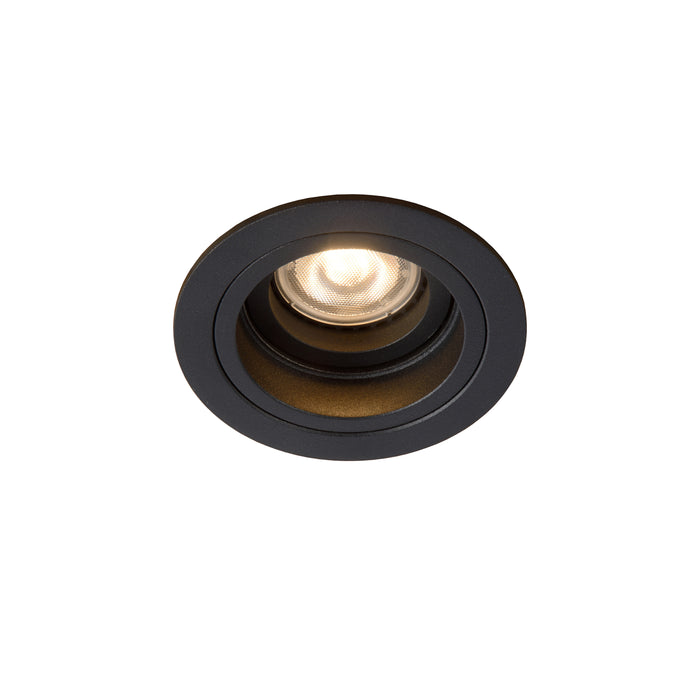 Lucide EMBED - Inbouwspot - Ø 9,1 cm - 1xGU10 - Zw