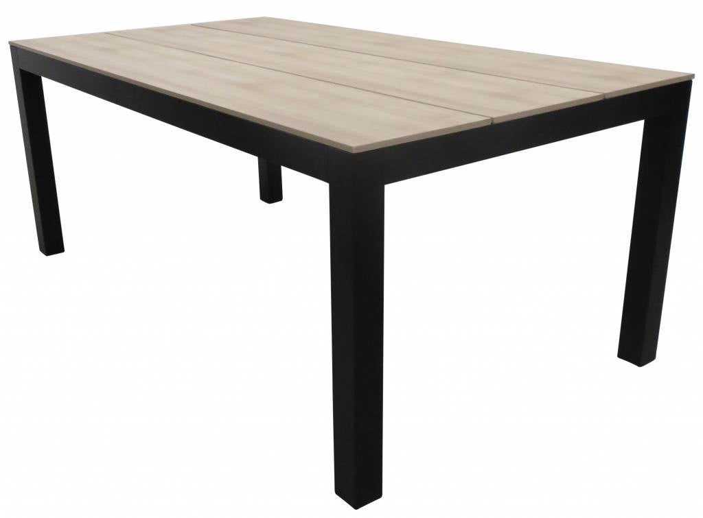 4 Seizoenen Tuinmeubelen Cyprus polywood tuintafel - 225x100cm - Wood