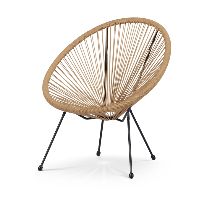 Lisomme Bo draad tuinstoel beige