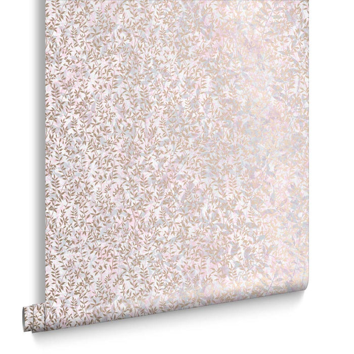 Graham & Brown vliesbehang Botany Soft Rose Gold roze