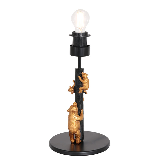 Anne Lighting Animaux tafellamp geel metaal 40 cm hoog