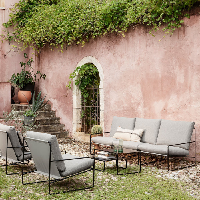 Ferm Living Desert 2-zitsbank - Dolce - Black / Dark Sand