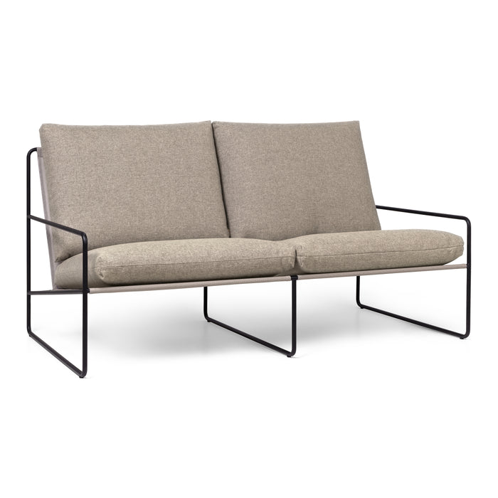 Ferm Living Desert 2-zitsbank - Dolce - Black / Dark Sand