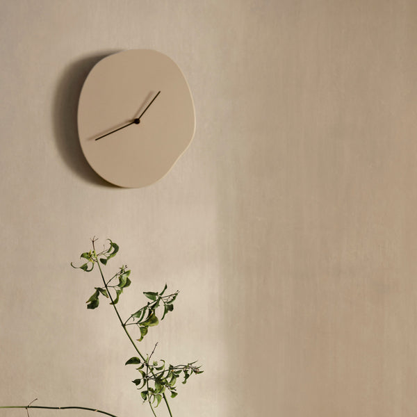 Ferm Living Melt Wandklok - Cashmere