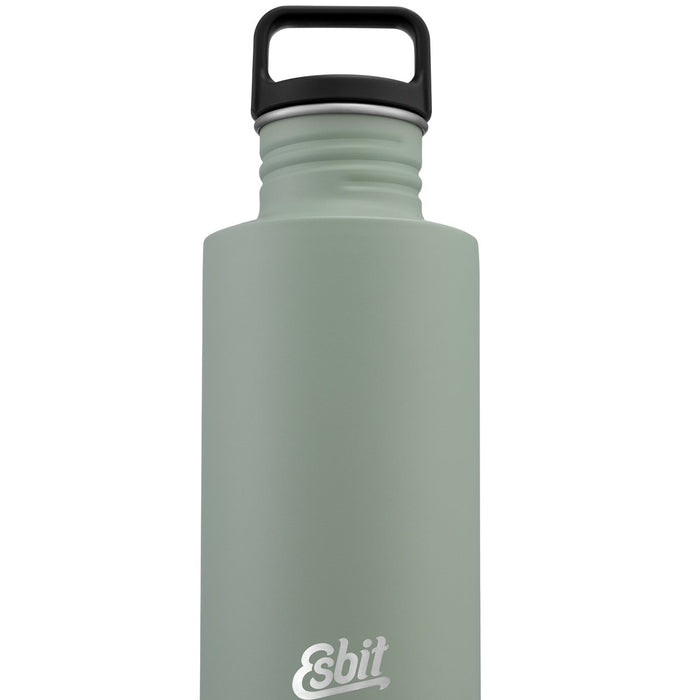 Esbit Sculptor Waterfles - 750ml - Grijs - RVS Drinkfles - Lusdop