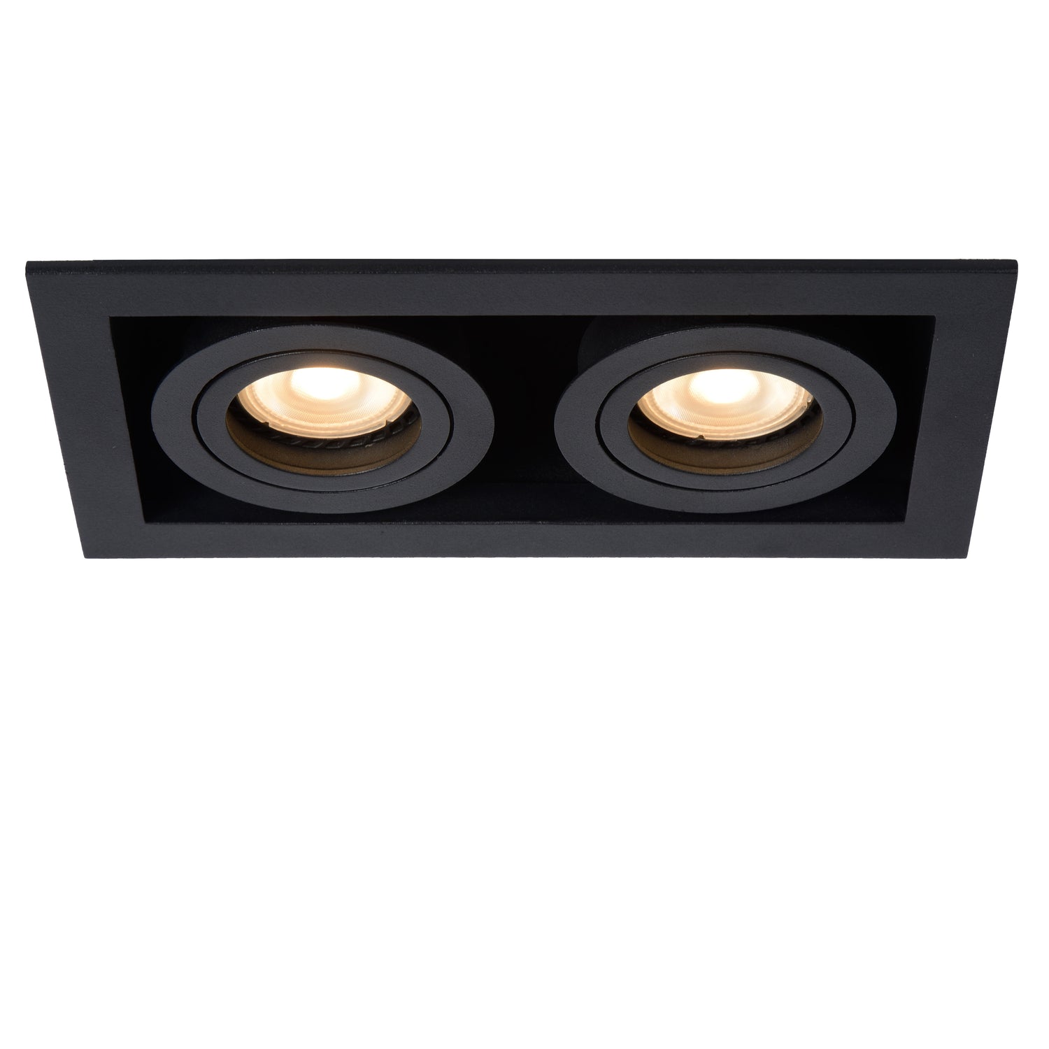 Lucide CHIMNEY - Inbouwspot - 2xGU10 - Zwart