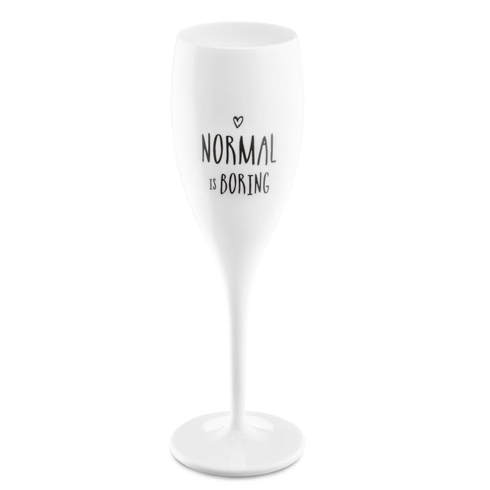 Koziol - Champagneglas 'Normal is Boring' - Koziol | Cheers No. 1