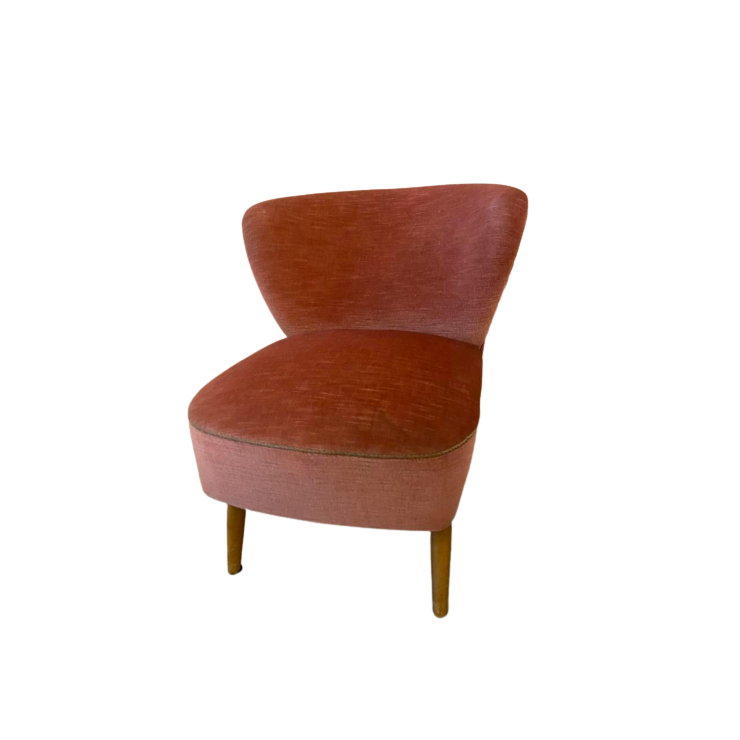 Reliving Vintage Stoel Roze Cocktail Fauteuil