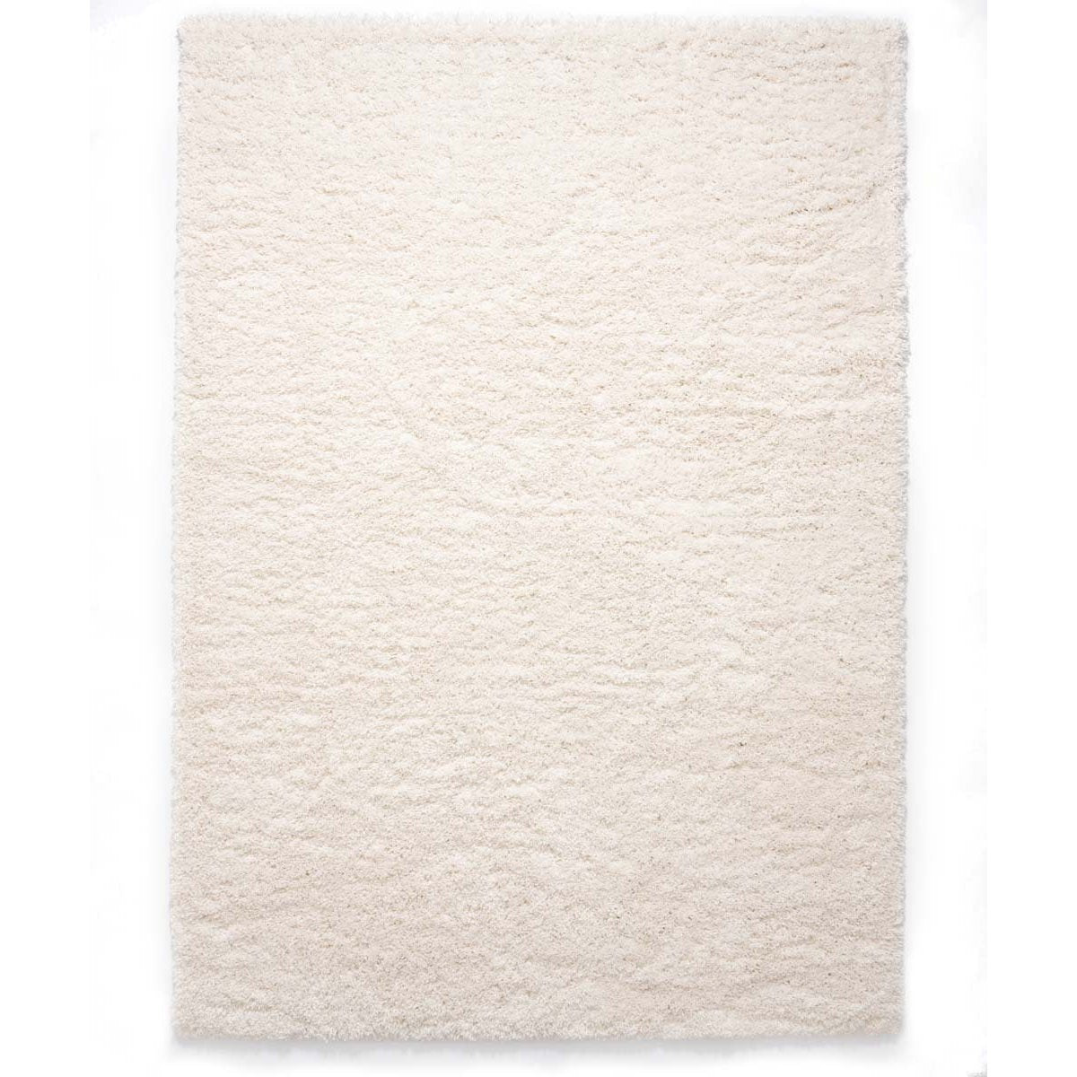 Tapeso Hoogpolig vloerkleed - Cozy Shaggy - wit - 120x170 cm