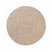 Tapeso Rond vloerkleed hoogpolig effen Classic - beige - 150 cm