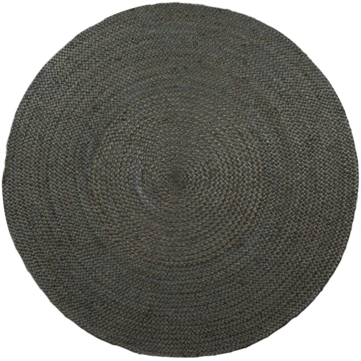 Interieur05 Rond vloerkleed Jute Groen - 150 cm (M)