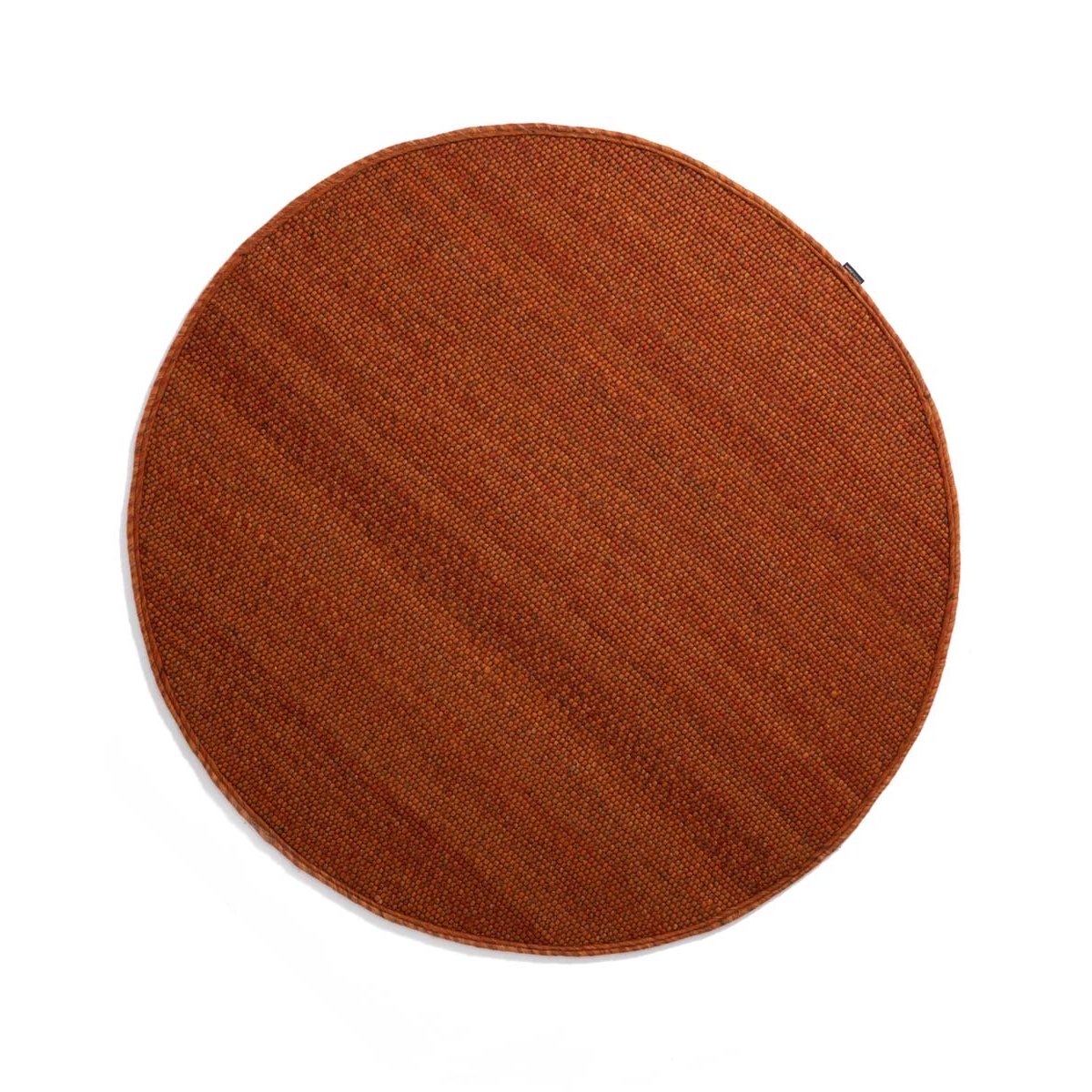Nordic Weavers Rond wollen vloerkleed Lett - cognac - 160 cm