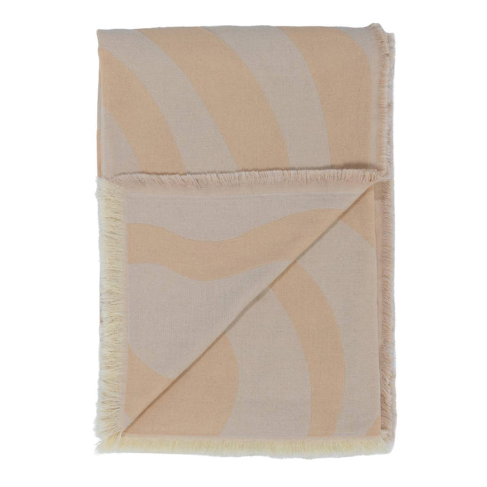 by fonQ Wave Plaid 130 x 200 cm - Biscuit