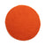 Tapeso Rond hoogpolig vloerkleed shaggy Trend effen - oranje - 200 cm