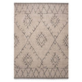 Boho&me Berber vloerkleed Beni Ouarain Sufian - grijs|zwart - 200x300
