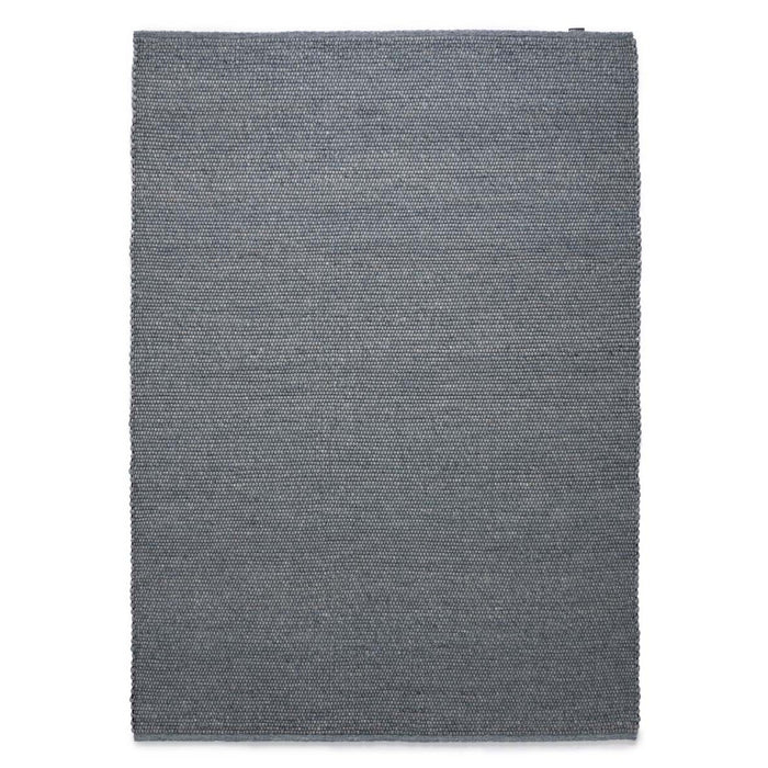 Nordic Weavers Wollen vloerkleed Lett - staalblauw - 160x230 cm