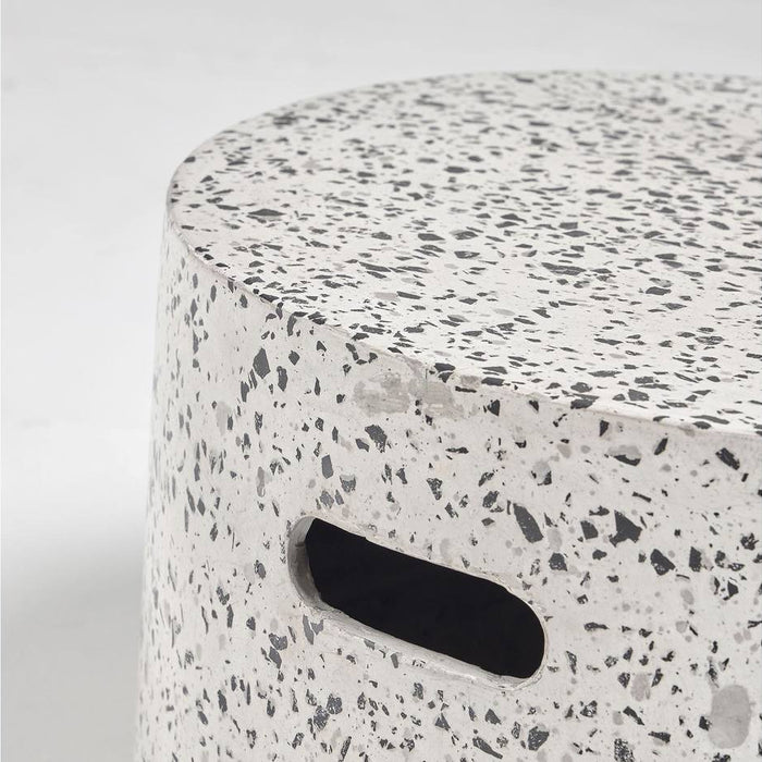 Kave Home - Jenell wit terrazzo koffietafel Ø 52 cm