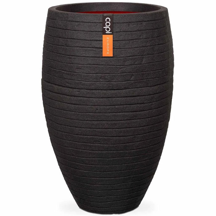 Capi Bloempot Nature Row elegant Deluxe 40x60 cm zwart PKBLRO1131