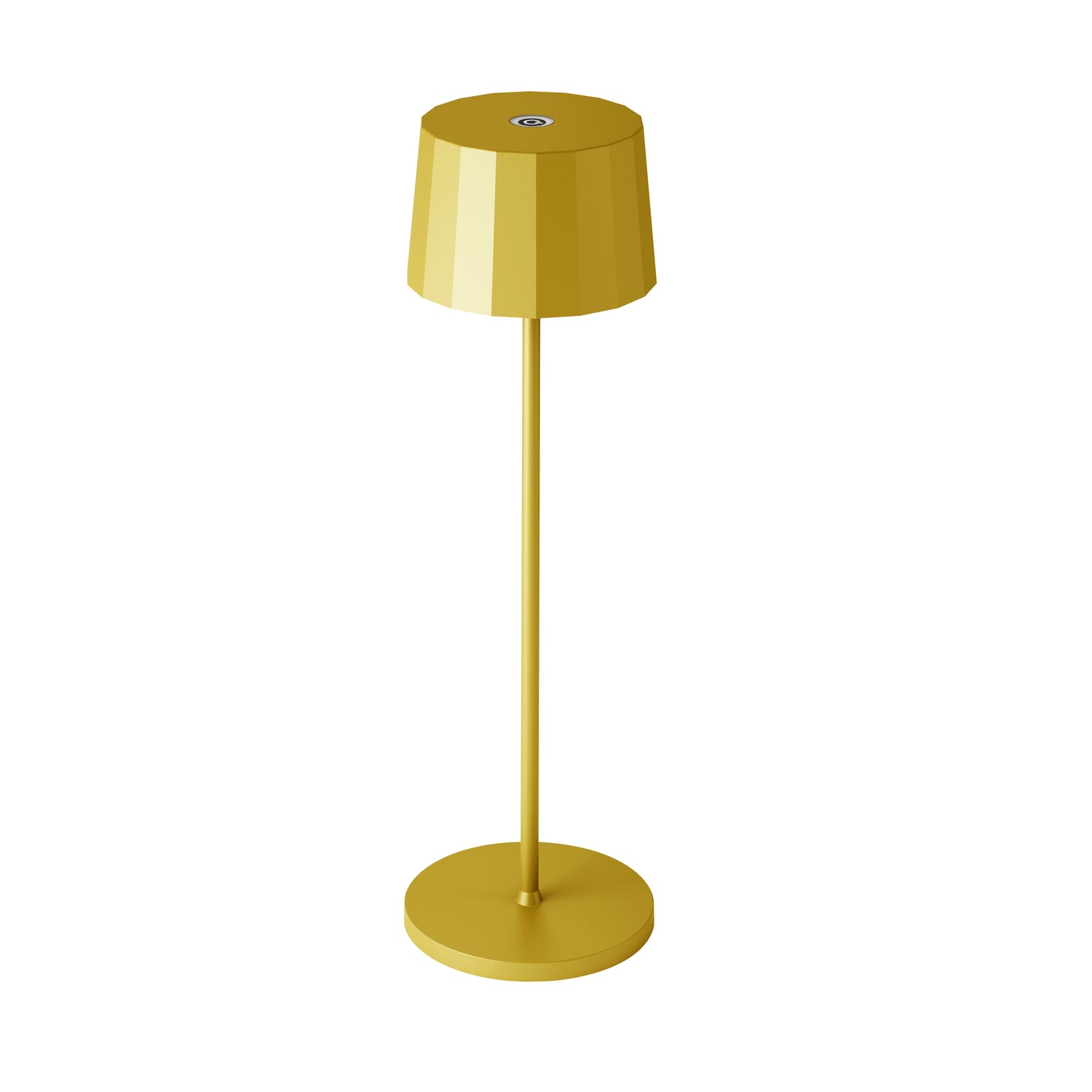 KS Verlichting Oplaadbare LED Tafellamp Lido Okergeel