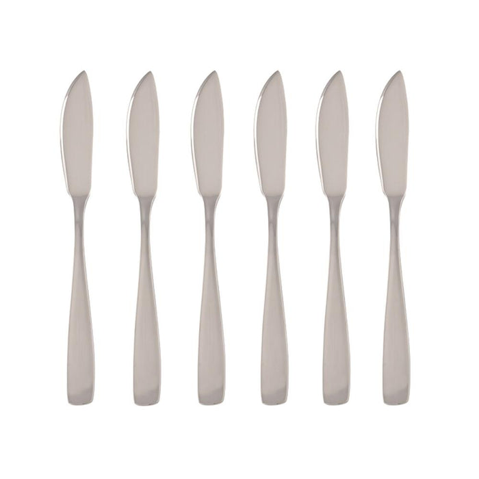 Orange85 Vismes 6 stuks RVS Vismessen 21 cm