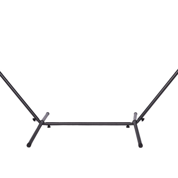 123Hammock Hangmatstandaard Eénpersoons Space Saver Zwart