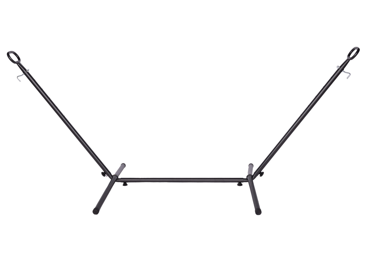 123Hammock Hangmatstandaard Eénpersoons Space Saver Zwart